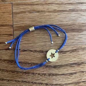Blue chord madewell bracelet